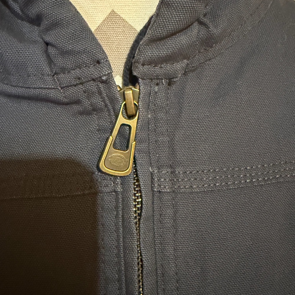 Woman medium fleece lined duck Hooded Jacket - Gray nwt - Picture 3 of 14